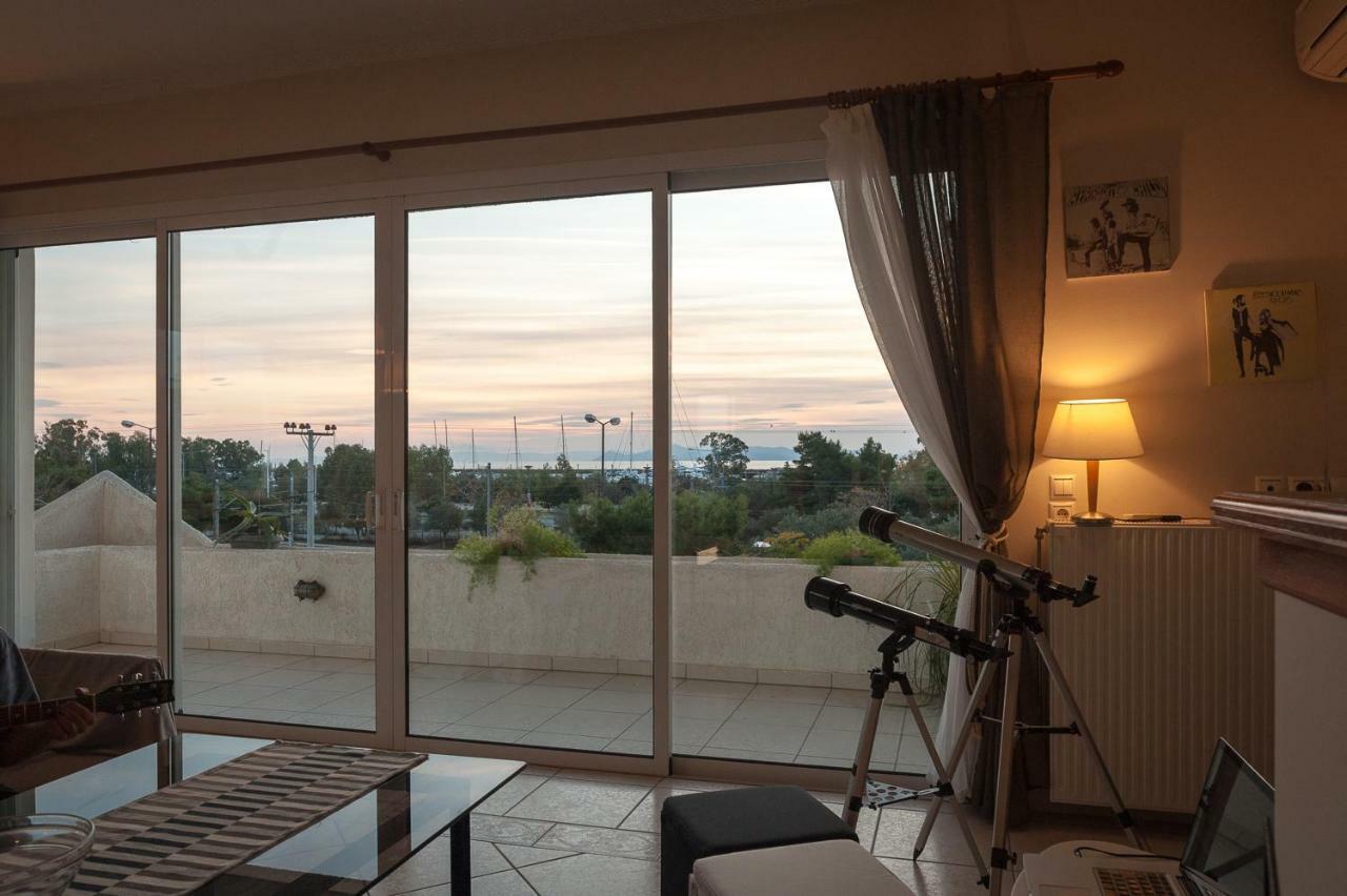 Sunset Sea View Apartment Афіни Екстер'єр фото